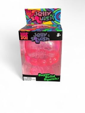 NeeDoh Jelly Fish - PINK - BRAND NEW‼️ - TikTok Viral Squishy - Nee Doh